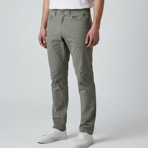 Lululemon Men's 30x28 ABC Pant Slim Fit Grey Sage‎ Warpstreme Performance M5972S
